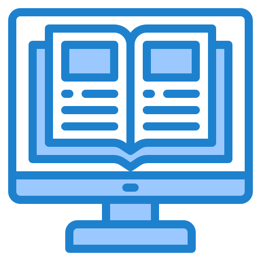 ebook srip Blue icon
