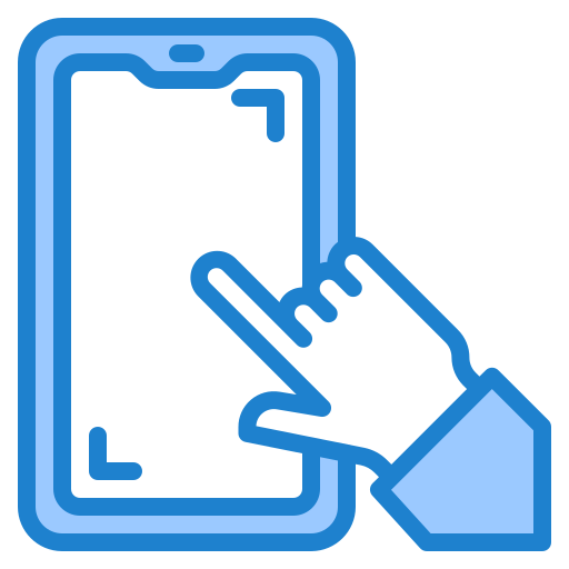 スマートフォン srip Blue icon
