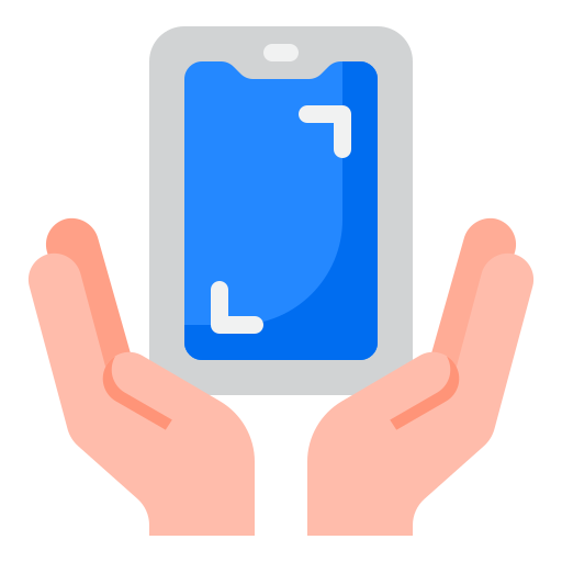 smartphone srip Flat icoon