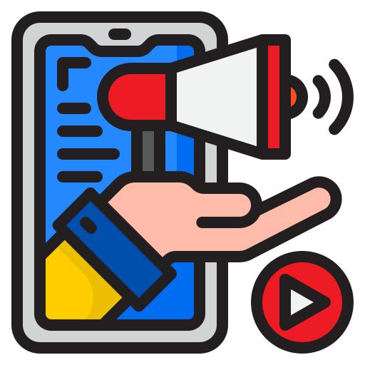 videowerbung srip Lineal Color icon
