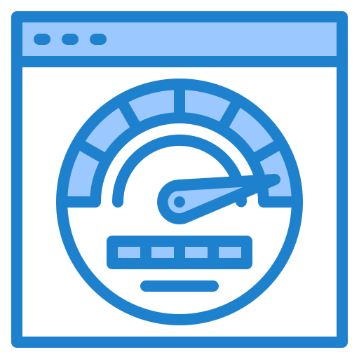 Dashboard srip Blue icon