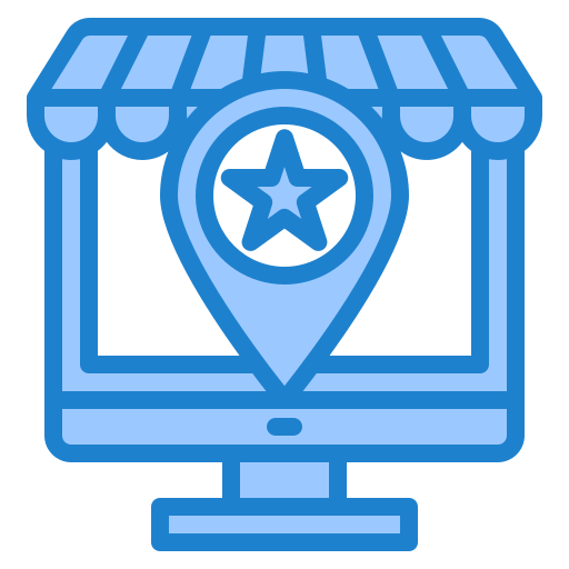 marcador de ubicación srip Blue icono