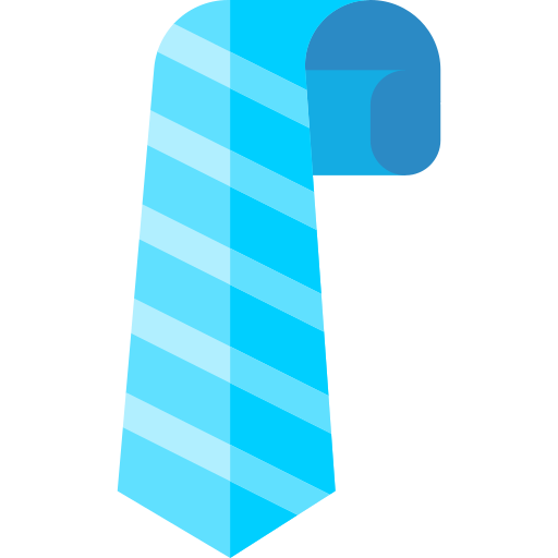 Tie Basic Straight Flat icon