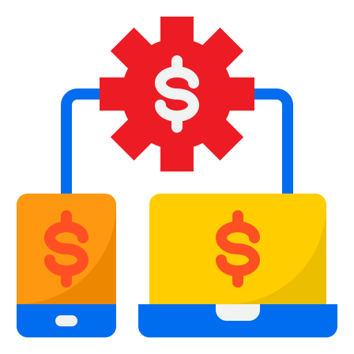 Management srip Flat icon