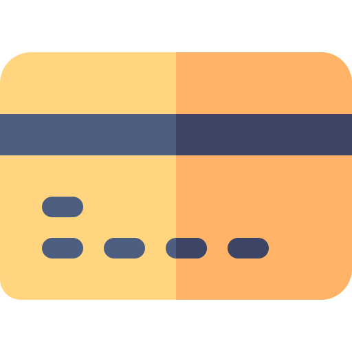 kreditkarte Basic Rounded Flat icon