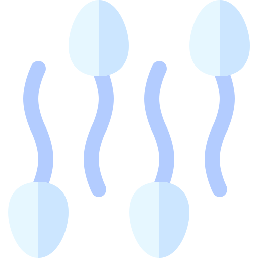 sperma Basic Rounded Flat icoon