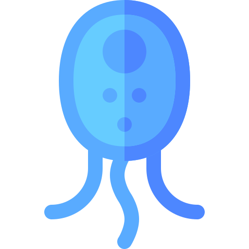 micro-organisme Basic Rounded Flat icoon