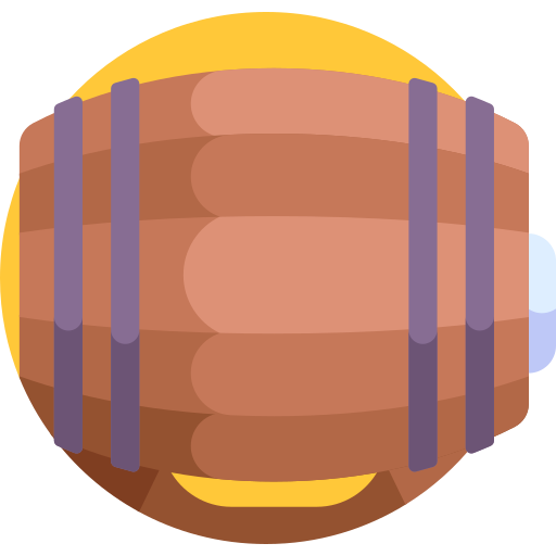 barril Detailed Flat Circular Flat icono