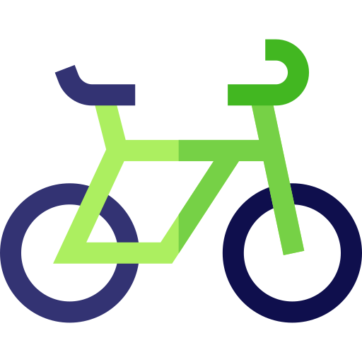 Bycicle Basic Straight Flat icon
