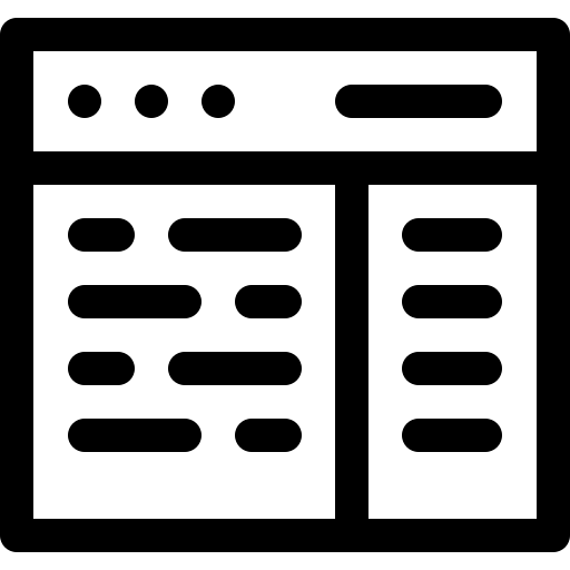 codificação Basic Rounded Lineal Ícone