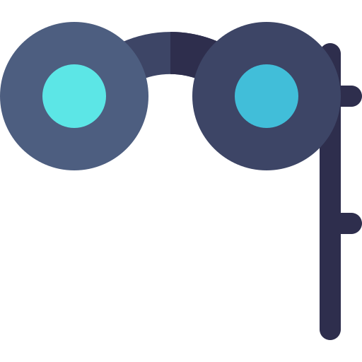 Binoculars Basic Rounded Flat icon