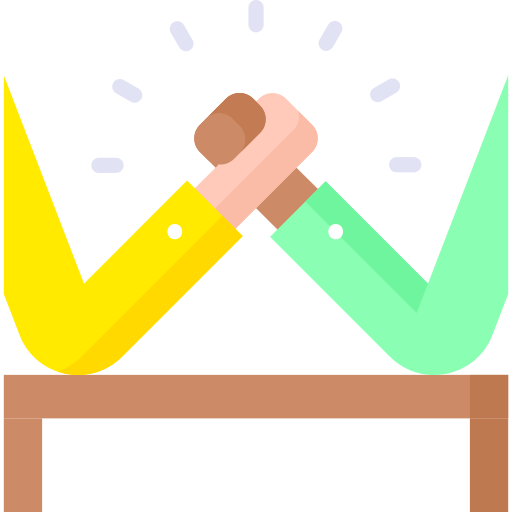 Arm wrestling Special Flat icon