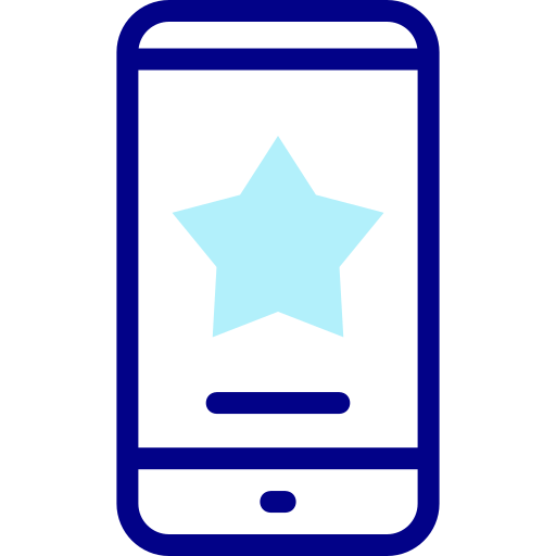 smartfon Detailed Mixed Lineal color ikona