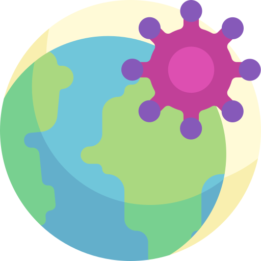 pandemie Detailed Flat Circular Flat icon