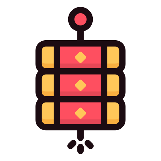 Firecrackers Generic Outline Color icon