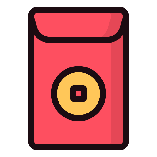 빨간 봉투 Generic Outline Color icon