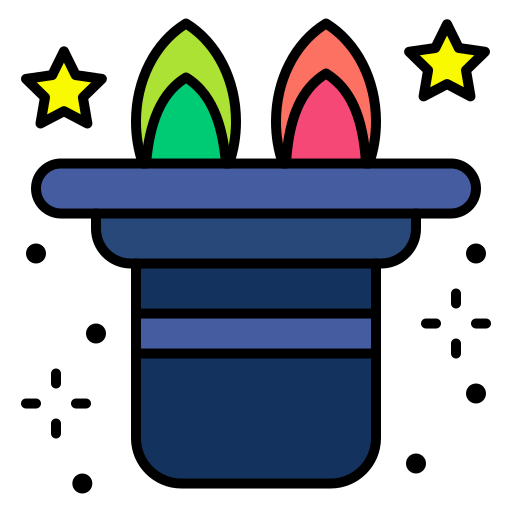 魔法の帽子 Generic Outline Color icon