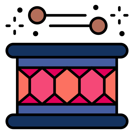 tambor Generic Outline Color icono