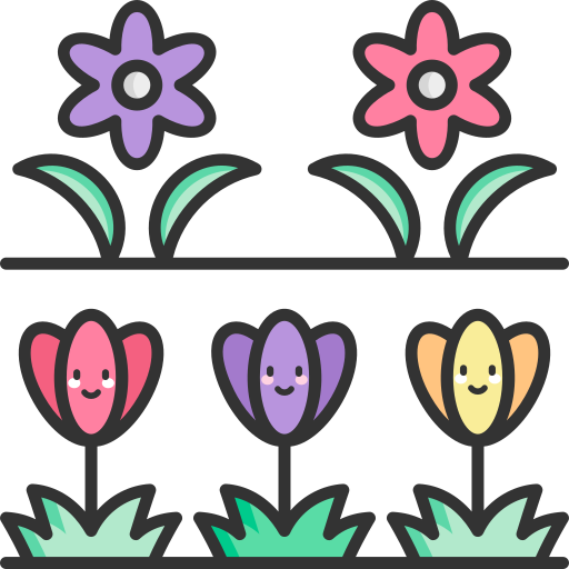 kwiaty SBTS2018 Lineal Color ikona