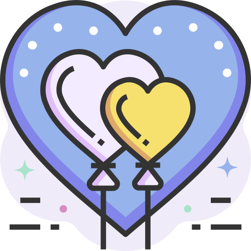 Heart SBTS2018 Lineal Color icon