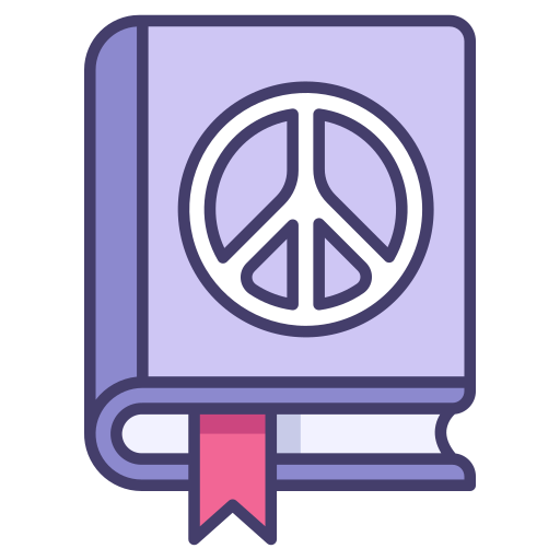 평화 MaxIcons Lineal color icon