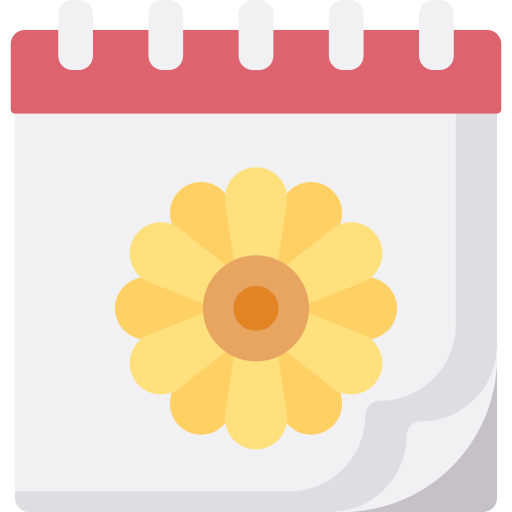kalender Special Flat icoon