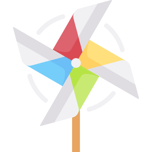 pinwheel Special Flat icoon
