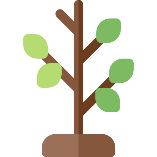 drzewko Basic Rounded Flat ikona