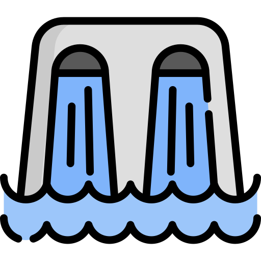 energía hidroeléctrica Special Lineal color icono