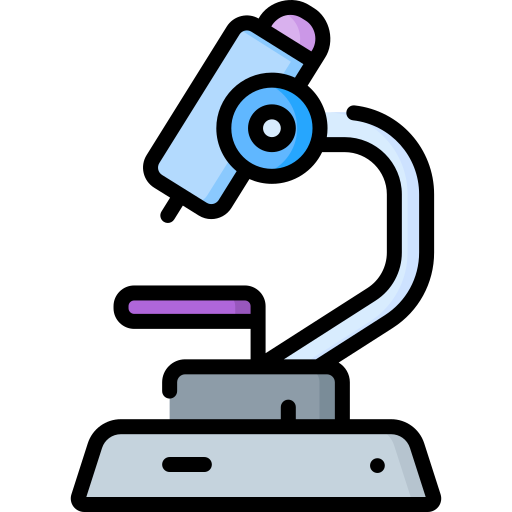 mikroskop Special Lineal color ikona