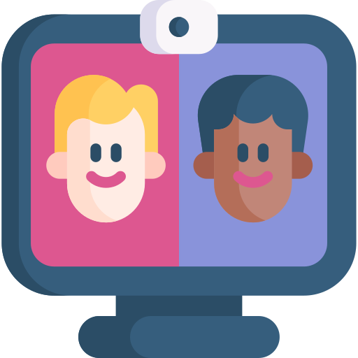 Video conference Special Flat icon