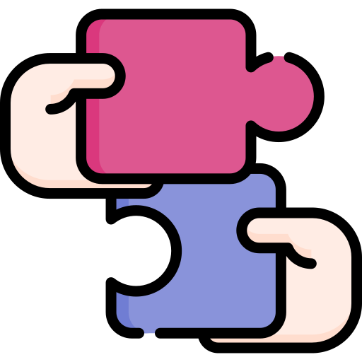 Кусочки головоломки Special Lineal color иконка