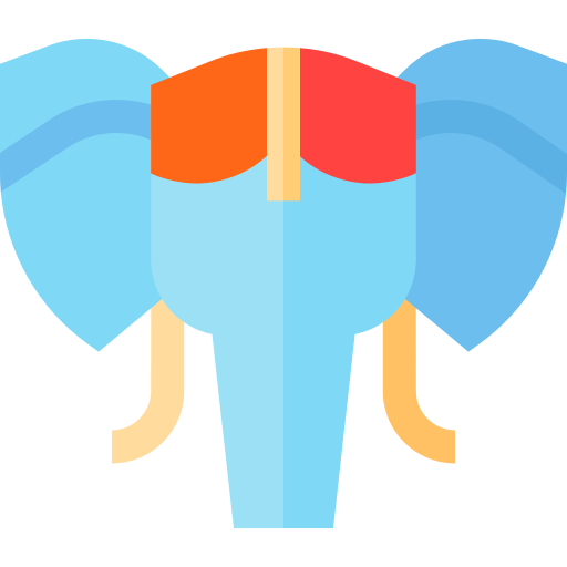 elefante Basic Straight Flat icono