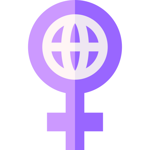 Feminism Basic Straight Flat icon