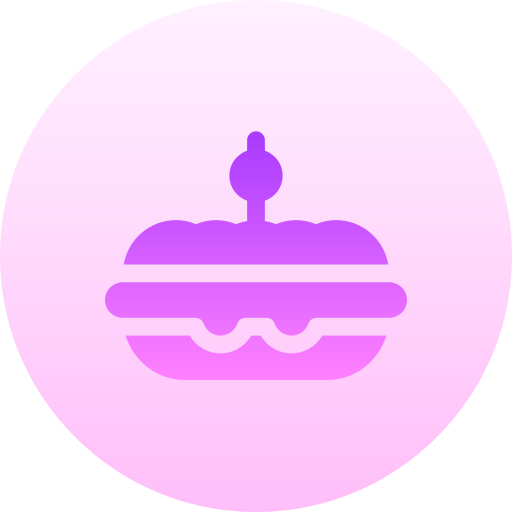 샌드위치 Basic Gradient Circular icon