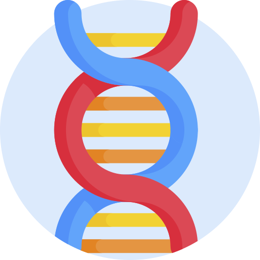 Нить ДНК Detailed Flat Circular Flat иконка