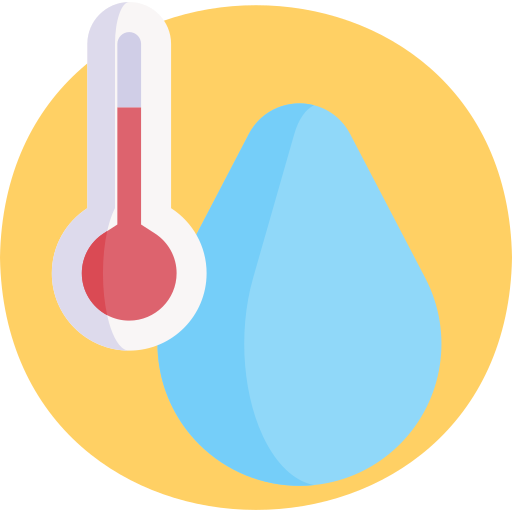 Температура Detailed Flat Circular Flat иконка