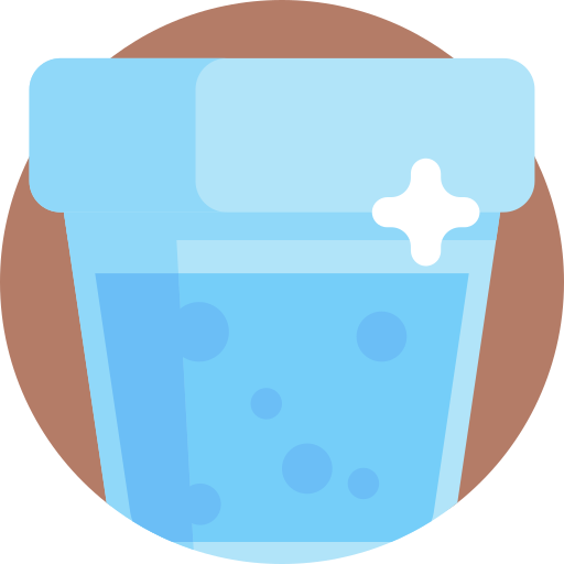コップ1杯の水 Detailed Flat Circular Flat icon