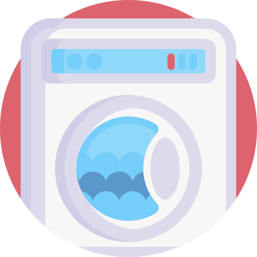 lavatrice Detailed Flat Circular Flat icona
