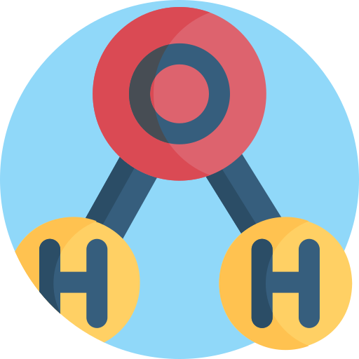 Molecule Detailed Flat Circular Flat icon