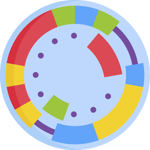 génome Detailed Flat Circular Flat Icône