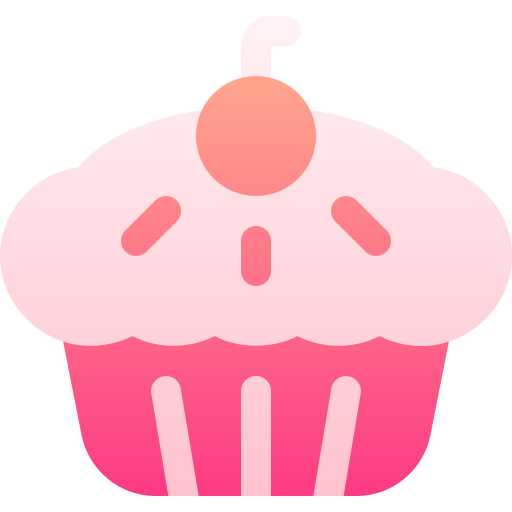 cupcakes Basic Gradient Gradient icoon
