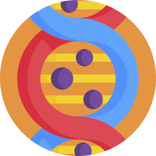 dna Detailed Flat Circular Flat icon