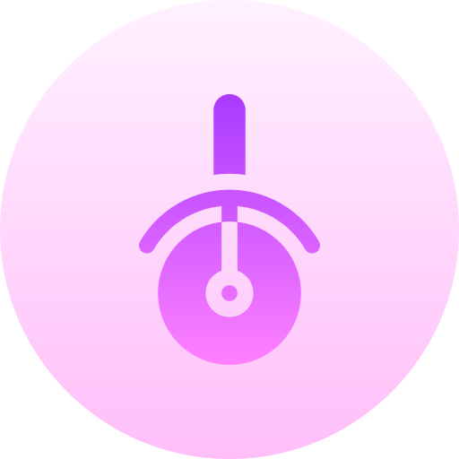 ピザカッター Basic Gradient Circular icon