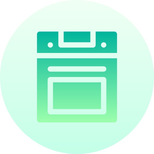 horno Basic Gradient Circular icono