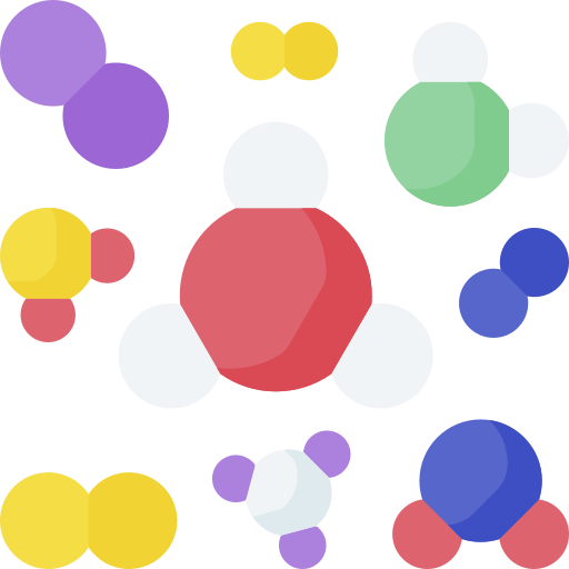 molécula Special Flat icono