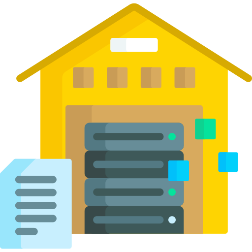 Data warehouse Special Flat icon