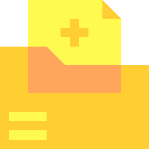 의료 기록 Basic Sheer Flat icon