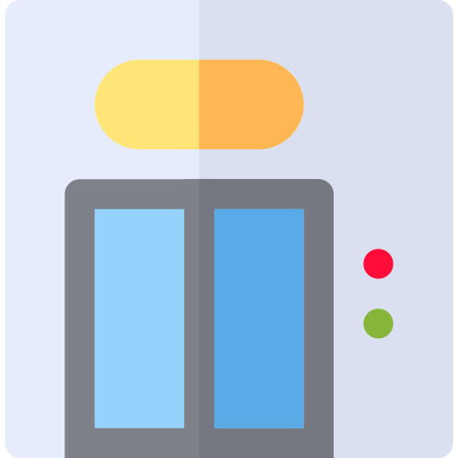 Elevator Basic Rounded Flat icon