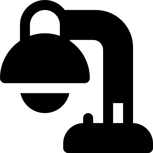 lampka biurkowa Basic Rounded Filled ikona